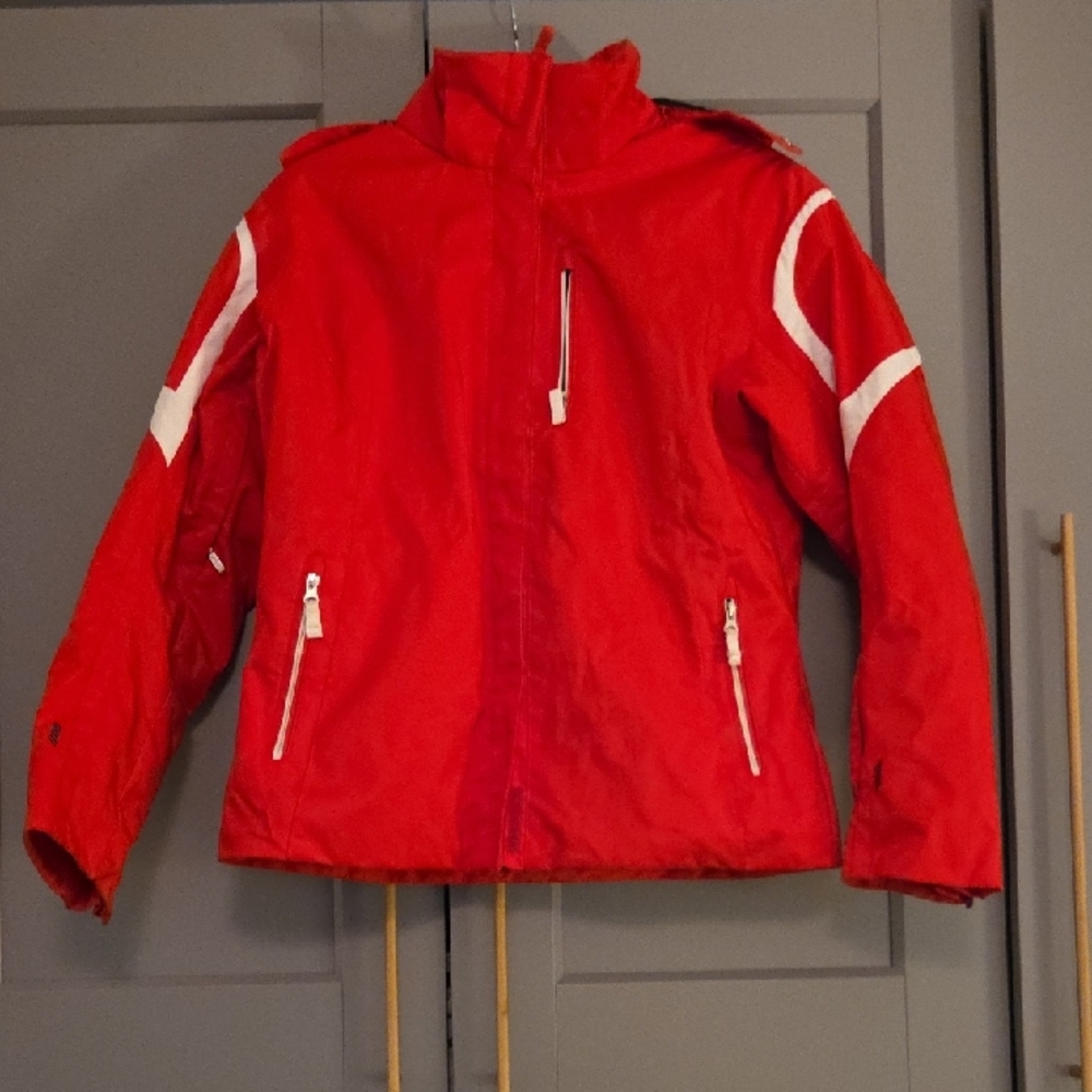 Descente Ski Red and White Jacket